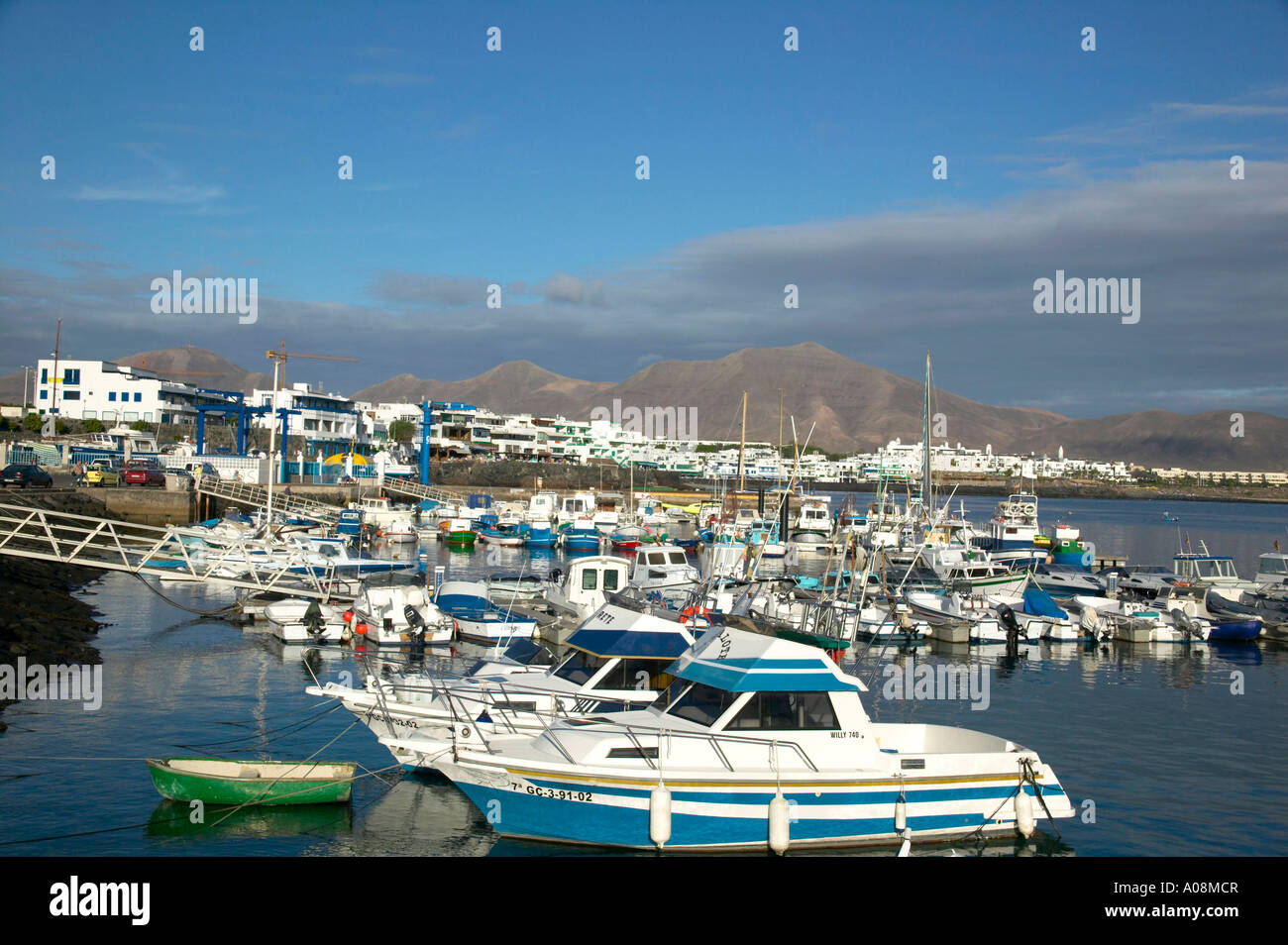 View Over Playa Blanca Lanzarote Stock Photos View Over
