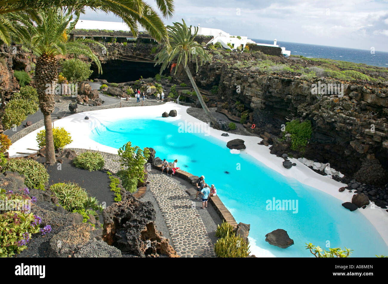 Jameos del Aqua Lanzarote Stock Photo