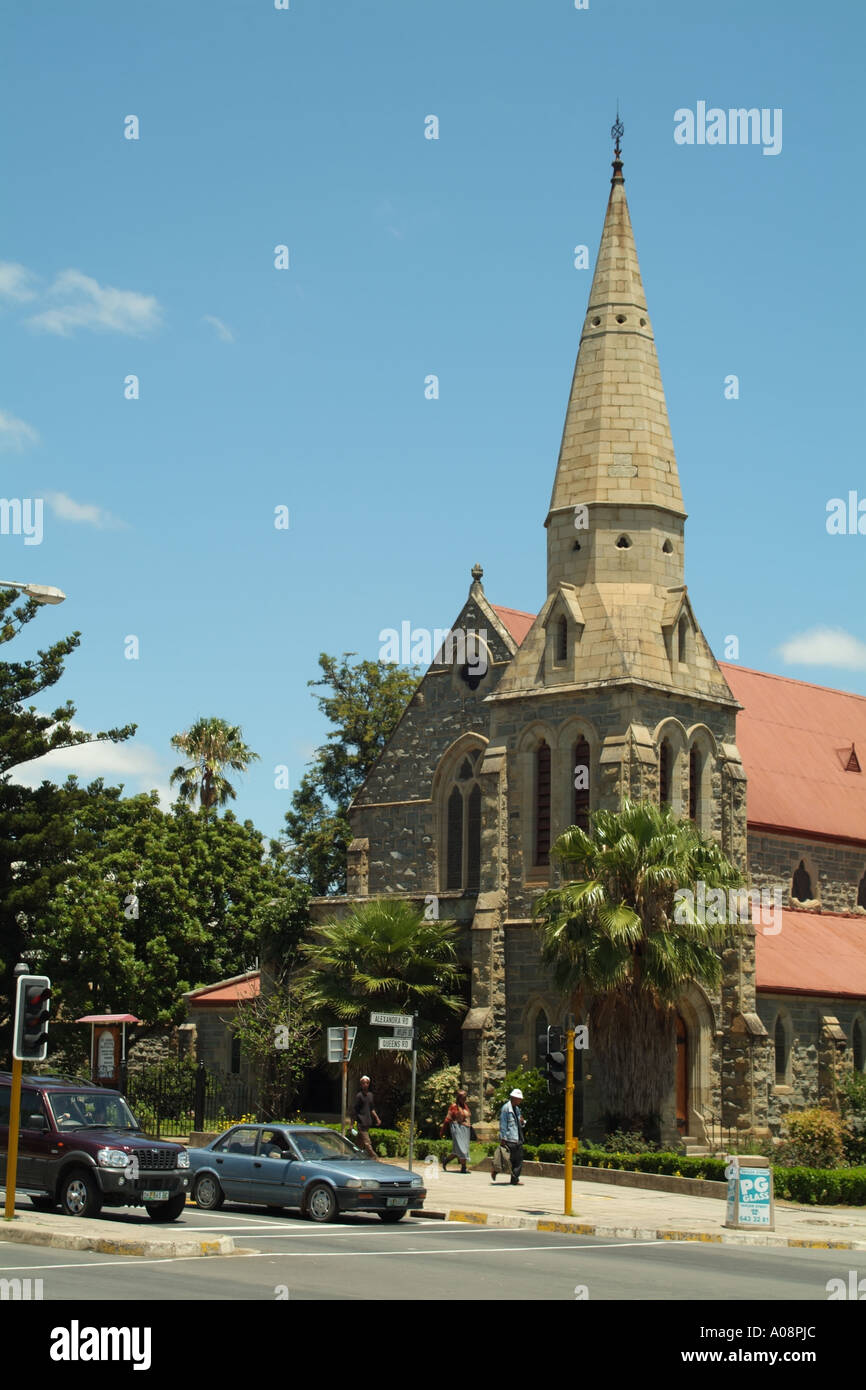 King Williams Town in the Ciskei Eastern Cape South Africa RSA St Andrews Church town centre