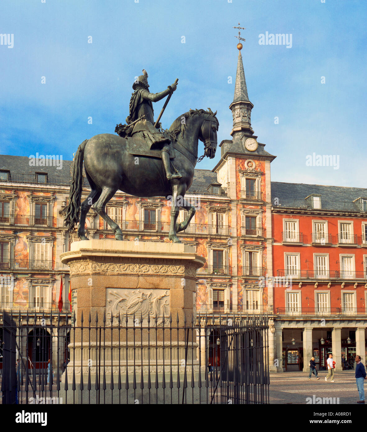 Plaza Mayor, Madrid, Spain Stock Photo