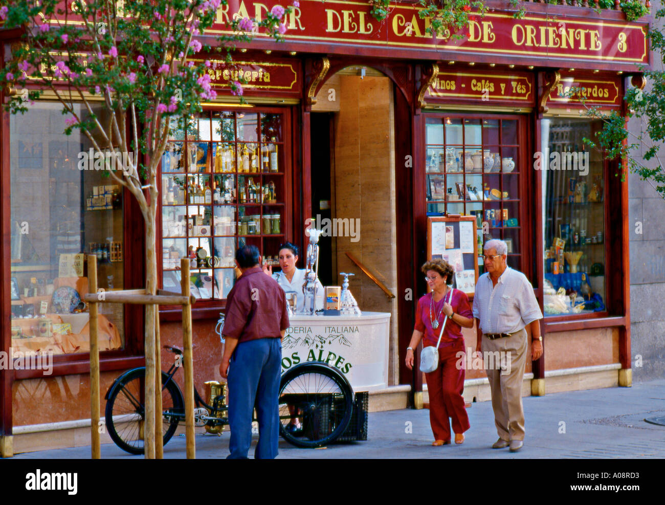 helados, ice cream, Madrid, Spain Stock Photo