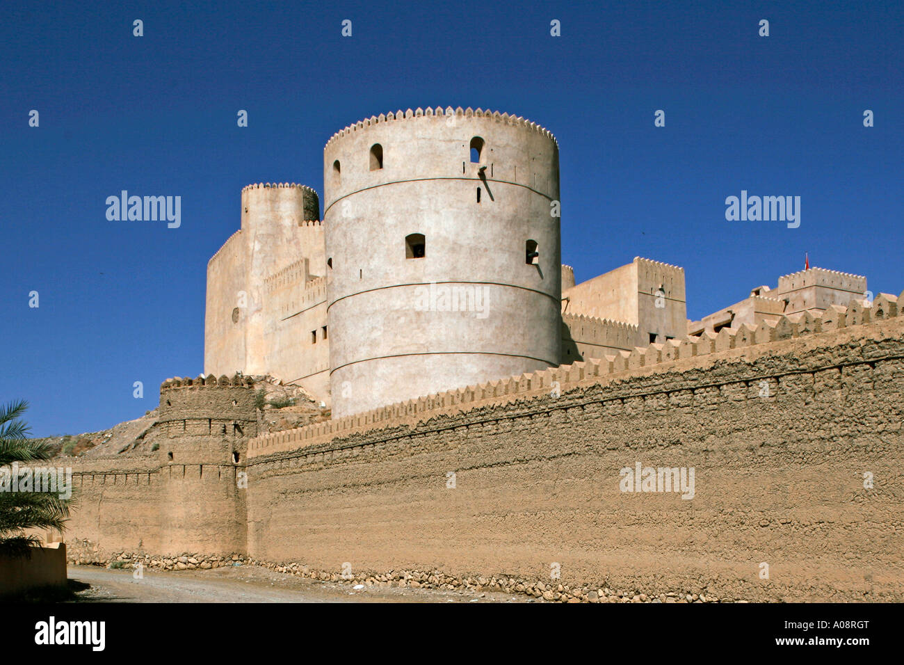 Sultanat Oman Fort Qalaat al Qesra of Rustaq Stock Photo