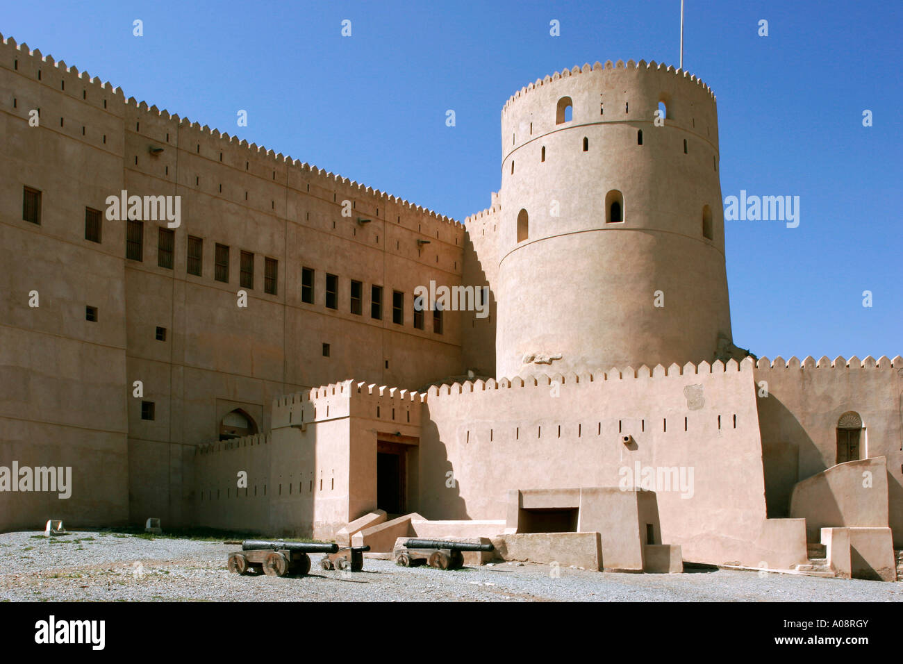 Sultanat Oman Fort Qalaat al Qesra of Rustaq Stock Photo