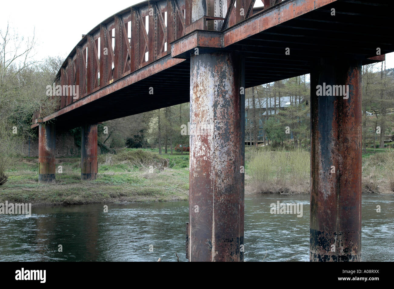 Monmouth bridge buildings hires stock photography and images Alamy