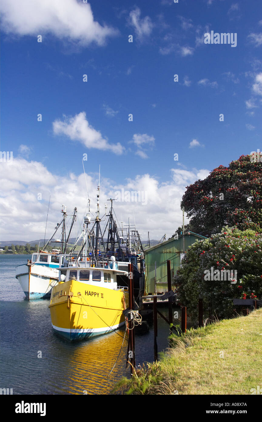 Fishing Boats Tauranga Harbour Tauranga New Zealand Stock Photo Alamy