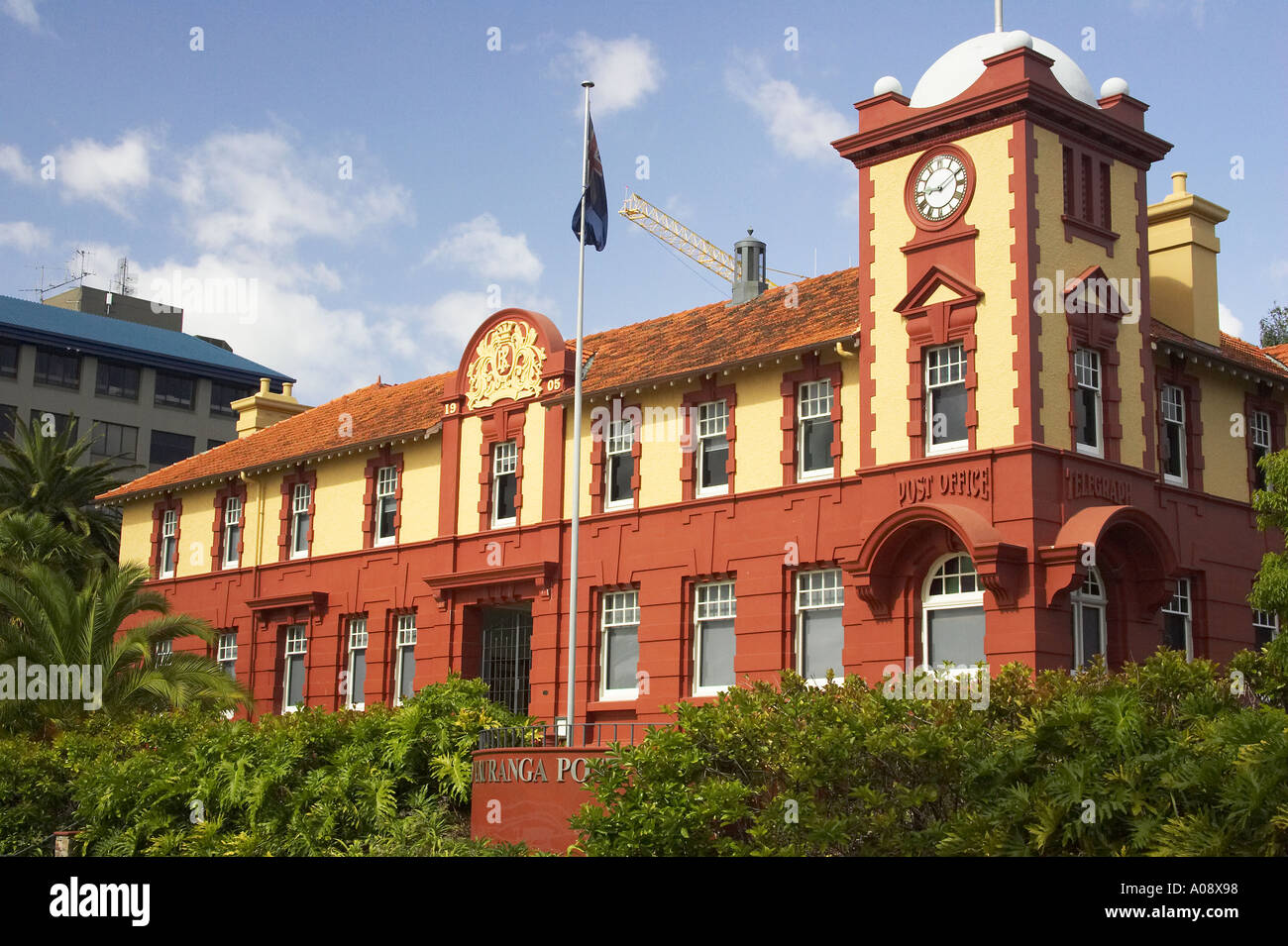 Historic Post Office Tauranga New Zealand Stock Photo Alamy