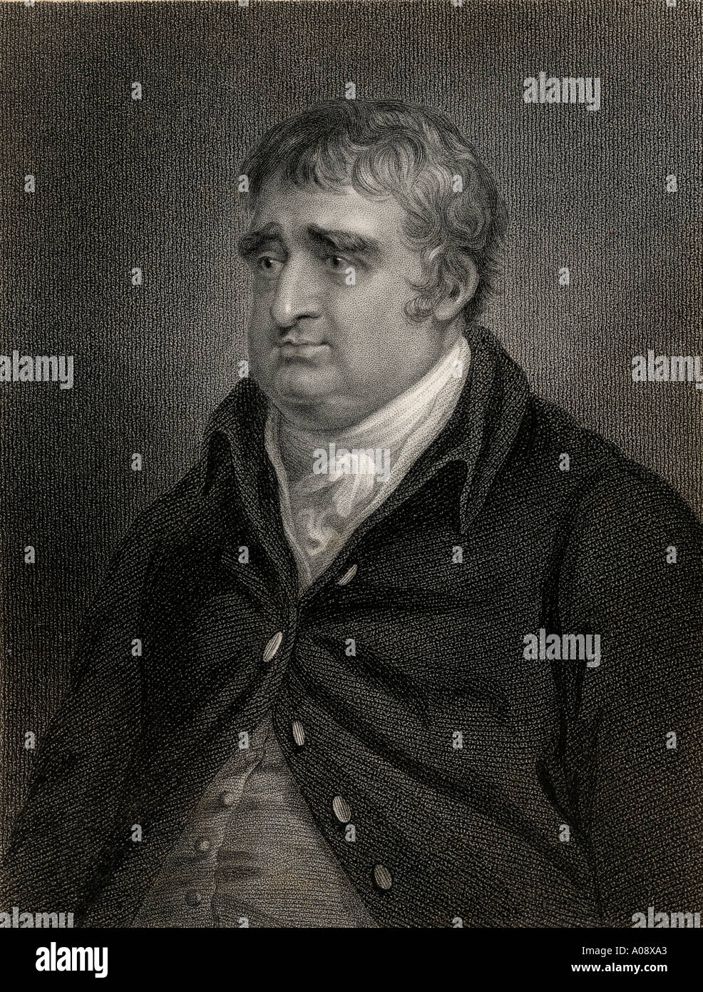 Charles James Fox, 1749 -1806.   British Whig statesman and Secretary of State for Foreign Affairs. Stock Photo