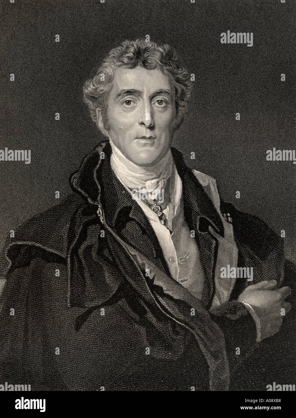Arthur Wellesley, 1st Duke of Wellington, 1769 - 1852. British soldier and statesman. Stock Photo