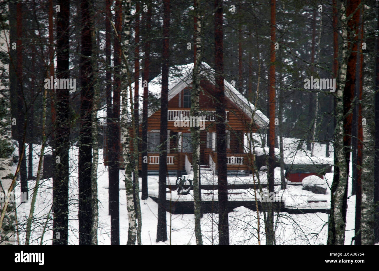 Finnish Summer cottage Stock Photo - Alamy