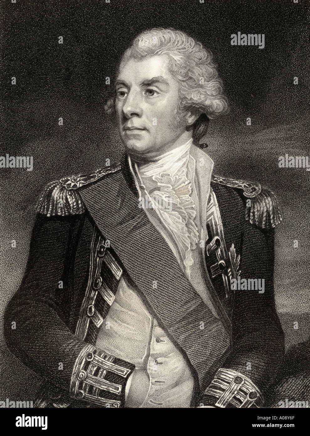Lord Keith. Admiral George Keith Elphinstone aka Lord Keith, Viscount Keith, 1746 - 1823. Stock Photo