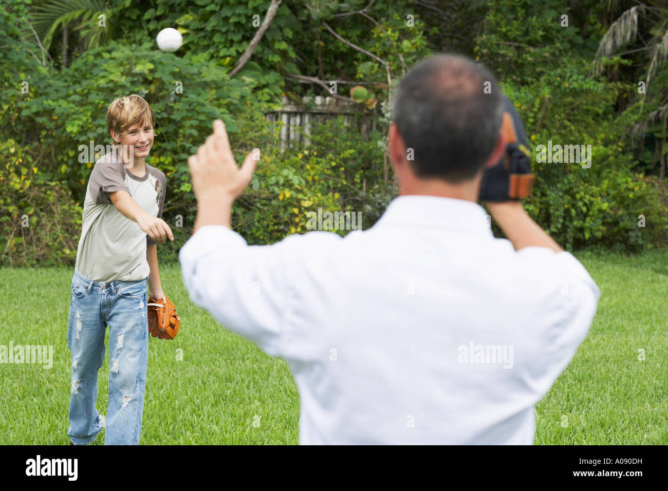 Boy throwing head back hires stock photography and images Alamy