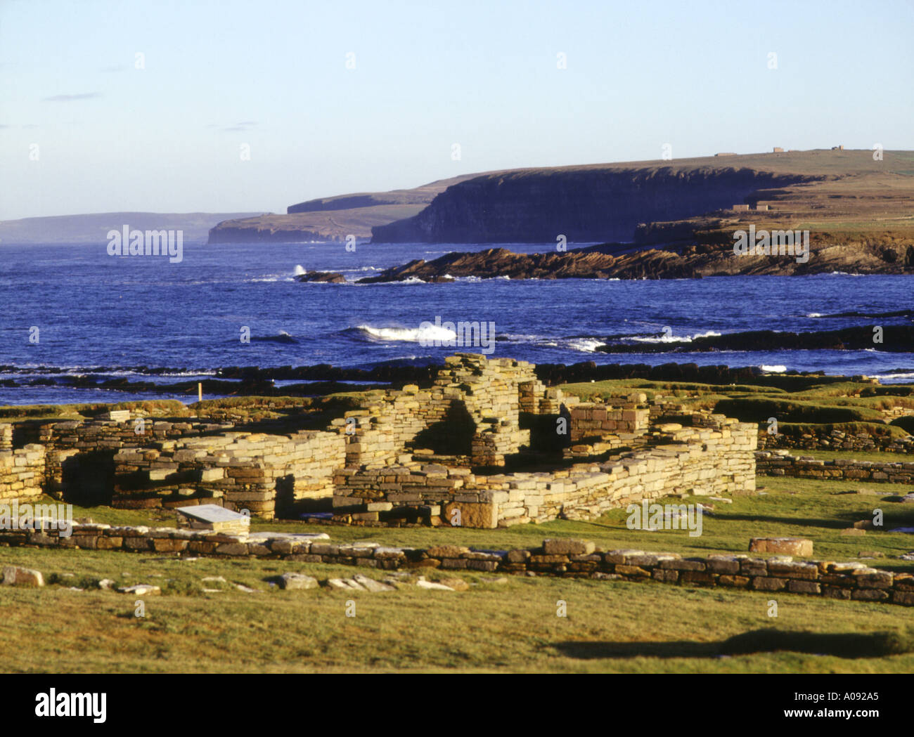 dh Brough of Birsay BIRSAY ORKNEY Norse Viking settlement church ruins