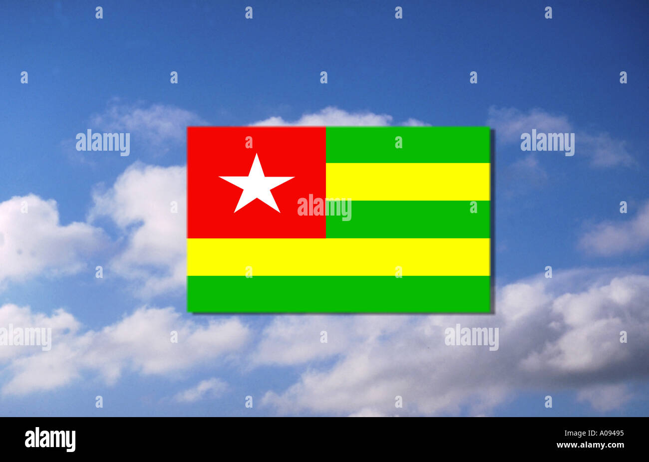 Africa flag of Togo Stock Photo Alamy