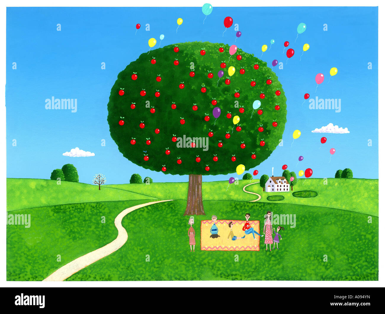 Family tree illustration hires stock photography and images Alamy