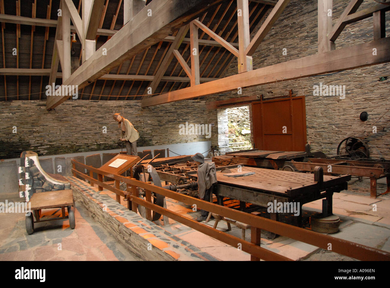 Interior Display Llechwedd Slate Caverns Blaenau Ffestiniog Snowdonia
