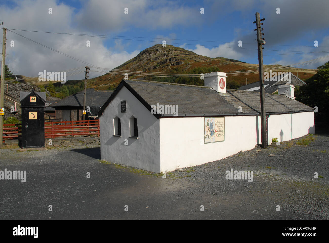 Building Llechwedd Slate Caverns Blaenau Ffestiniog Snowdonia North West Wales Stock Photo Alamy