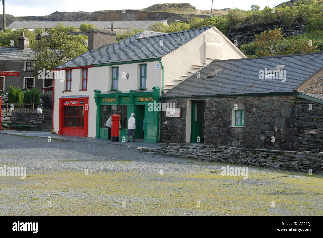Shops Llechwedd Slate Caverns Blaenau Ffestiniog Snowdonia North West