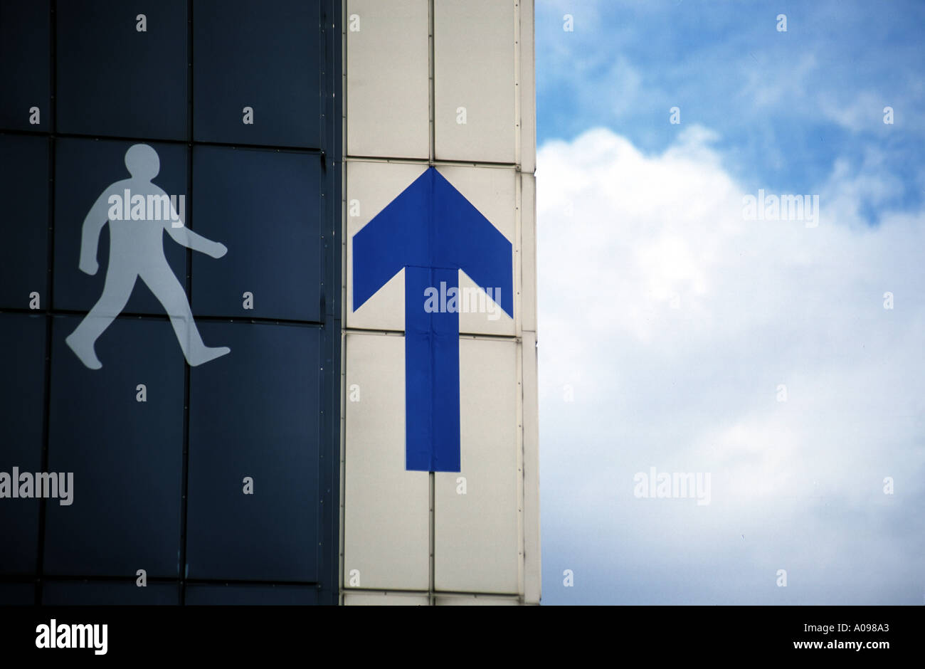 Pictogram on London Building Stock Photo