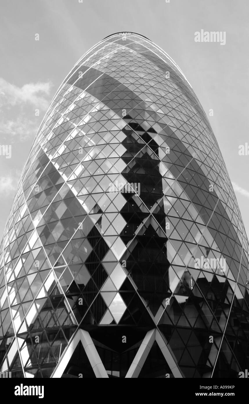 Swiss Re Tower London Stock Photo