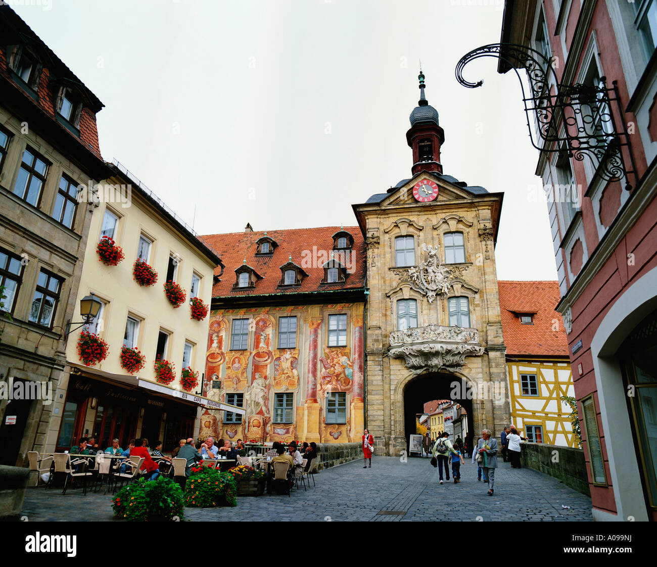 The Old Town Hall  Bamberg Upper Franconia, Bavaria, Germany, Europe Stock Photo