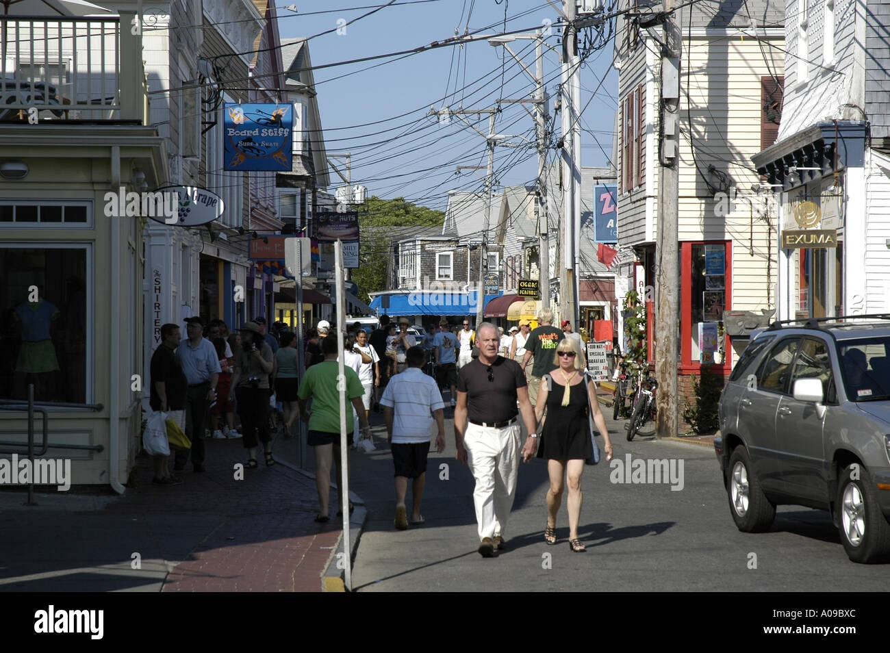 Commercial Street in Provincetown, Massachusetts Stock Photo Alamy