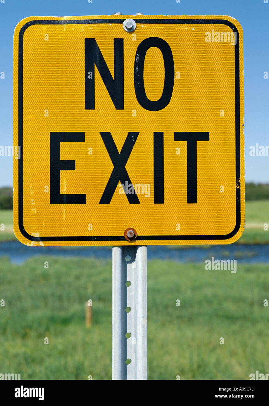 NO EXIT road sign Stock Photo - Alamy