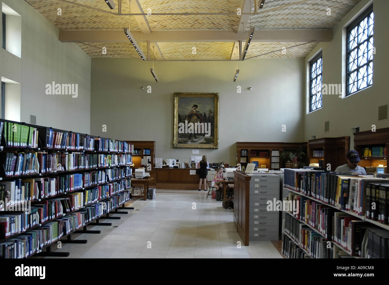 Boston Public Library Stock Photo