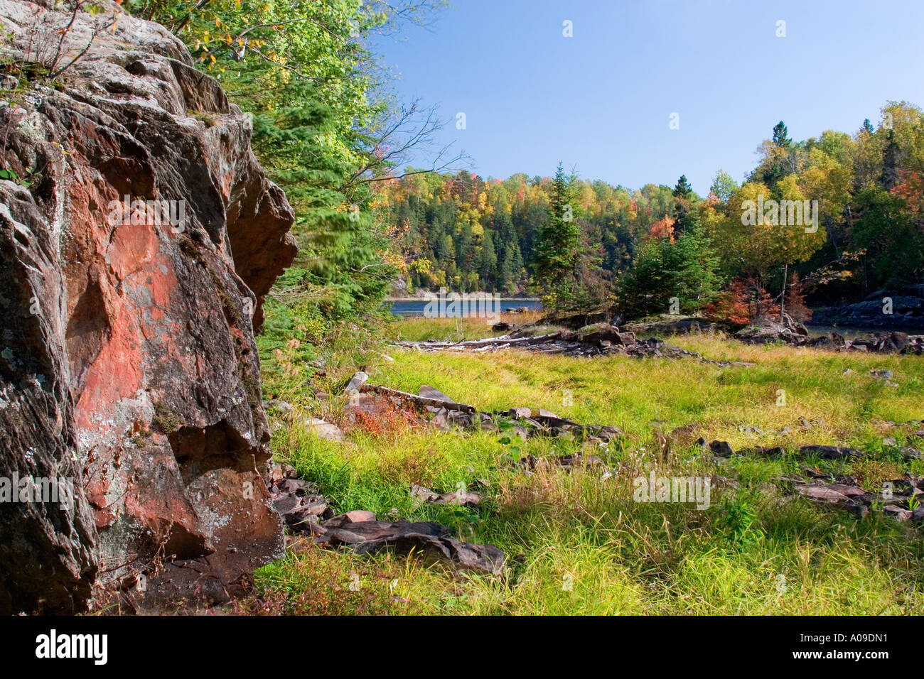 Brule River Flowage Stock Photo Alamy