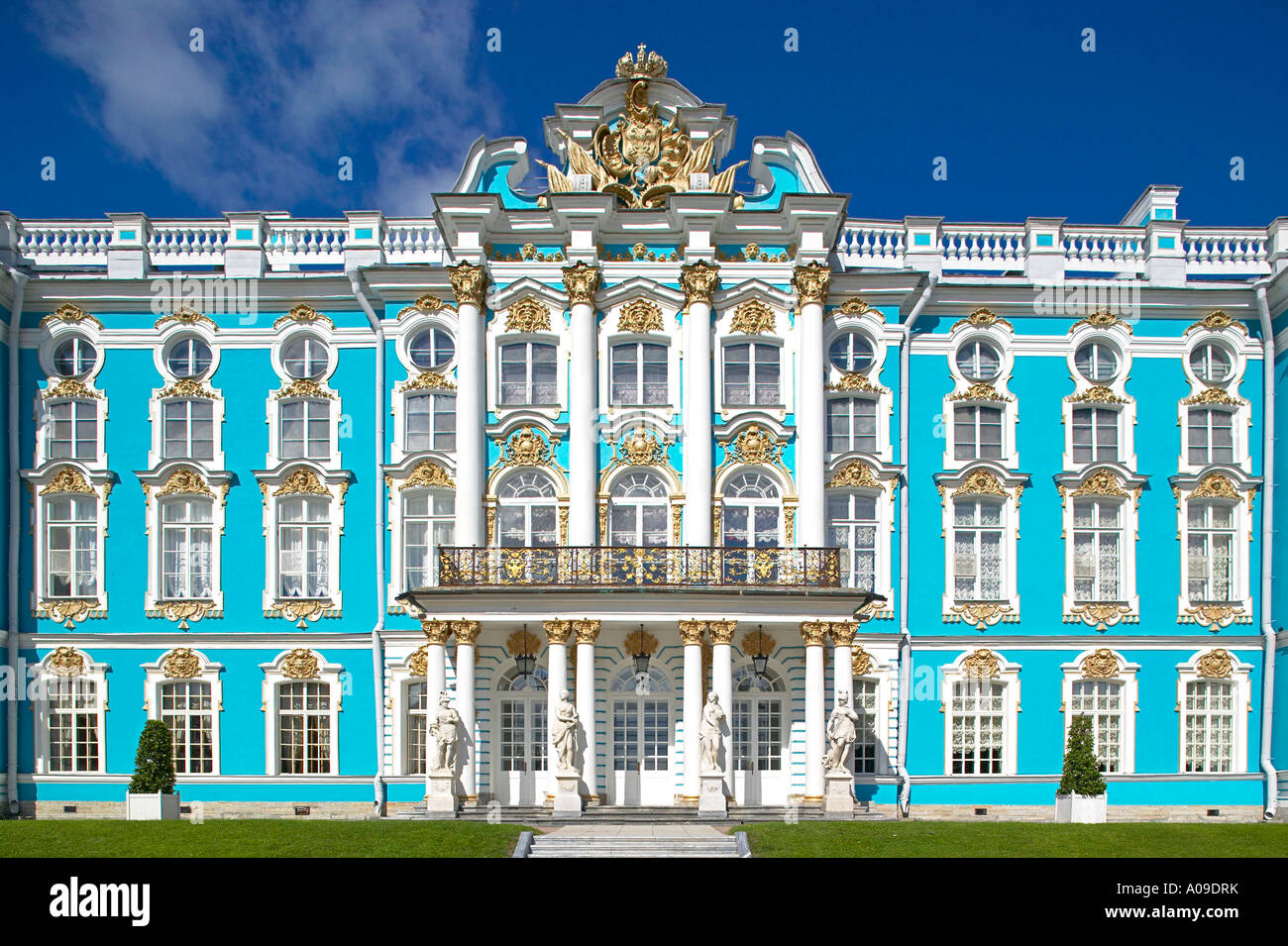 Sankt Petersburg Katharinenpalast, Castle Katharinas Palace in Puschkin Stock Photo