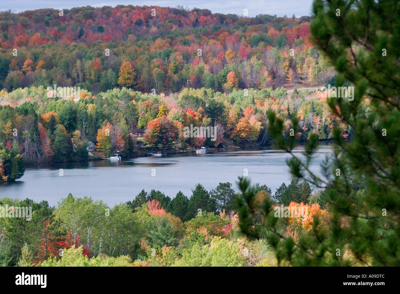 Keyes Lake, Florence, Wisconsin, USA Stock Photo Alamy
