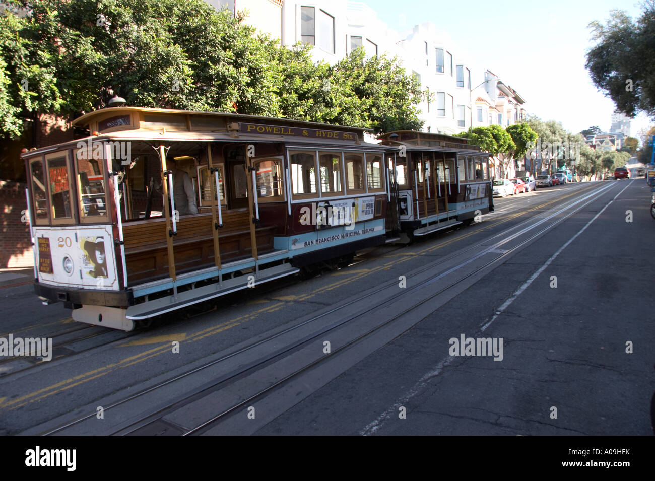 San Francisco Cable Car Stock Photo Alamy