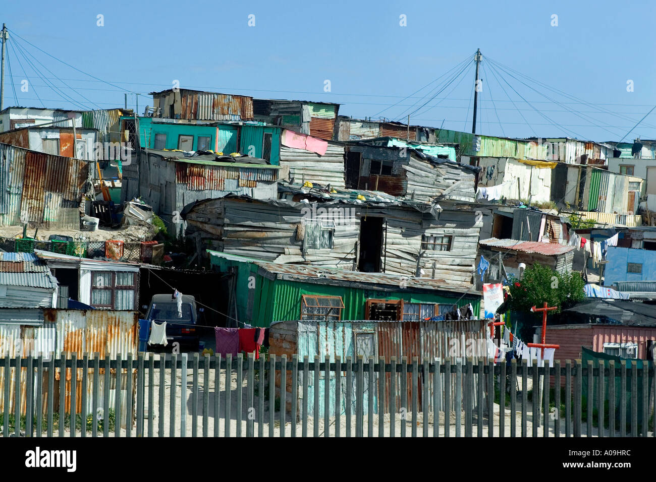 tin city South Africa Stock Photo
