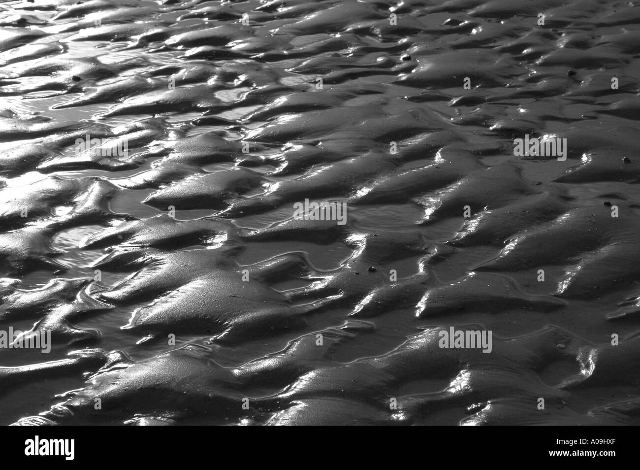 Sand water texture abstract Black and White Stock Photos & Images - Alamy