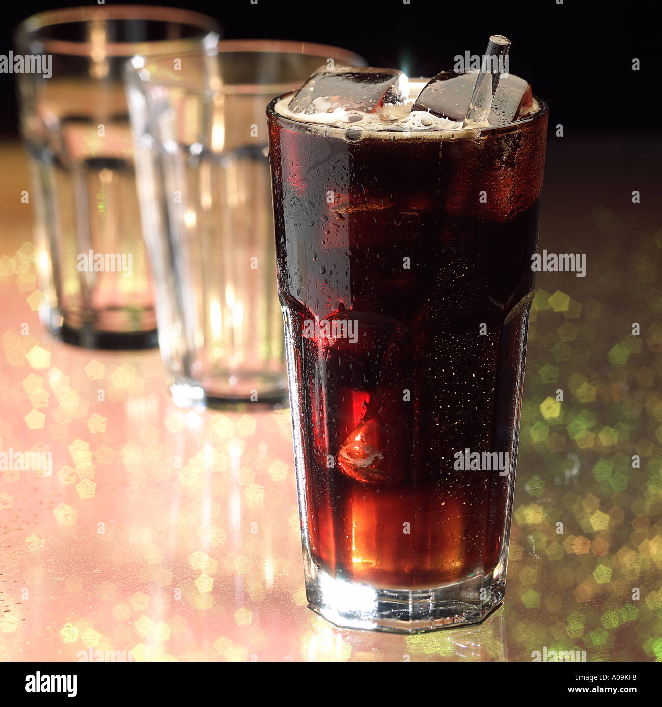 Cocktail Ace of Spades Coffee liqueur Cointreau Dubonnet ice Stout ...