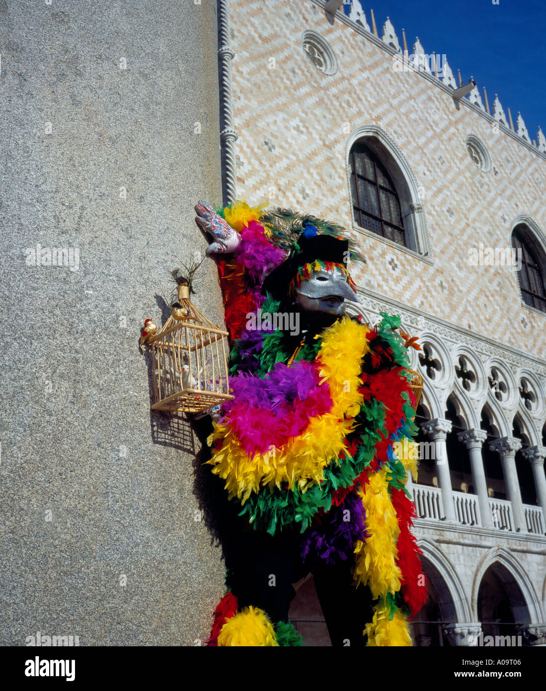 Carnival Mask in Venice Italy Europe. Photo by Willy Matheisl Stock Photo