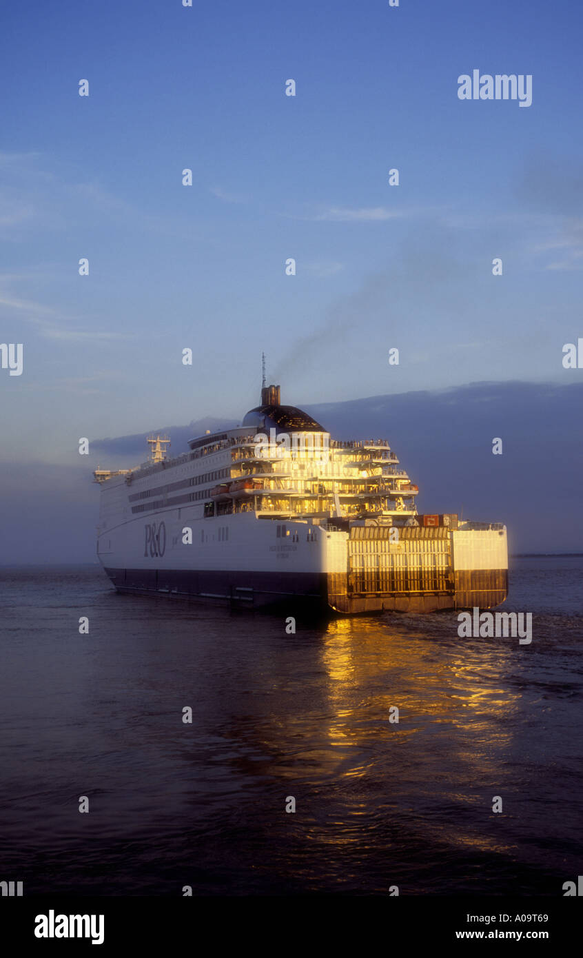 P & O North Sea Ferry Pride of Rotterdam departing Hull Hull Rotterdam