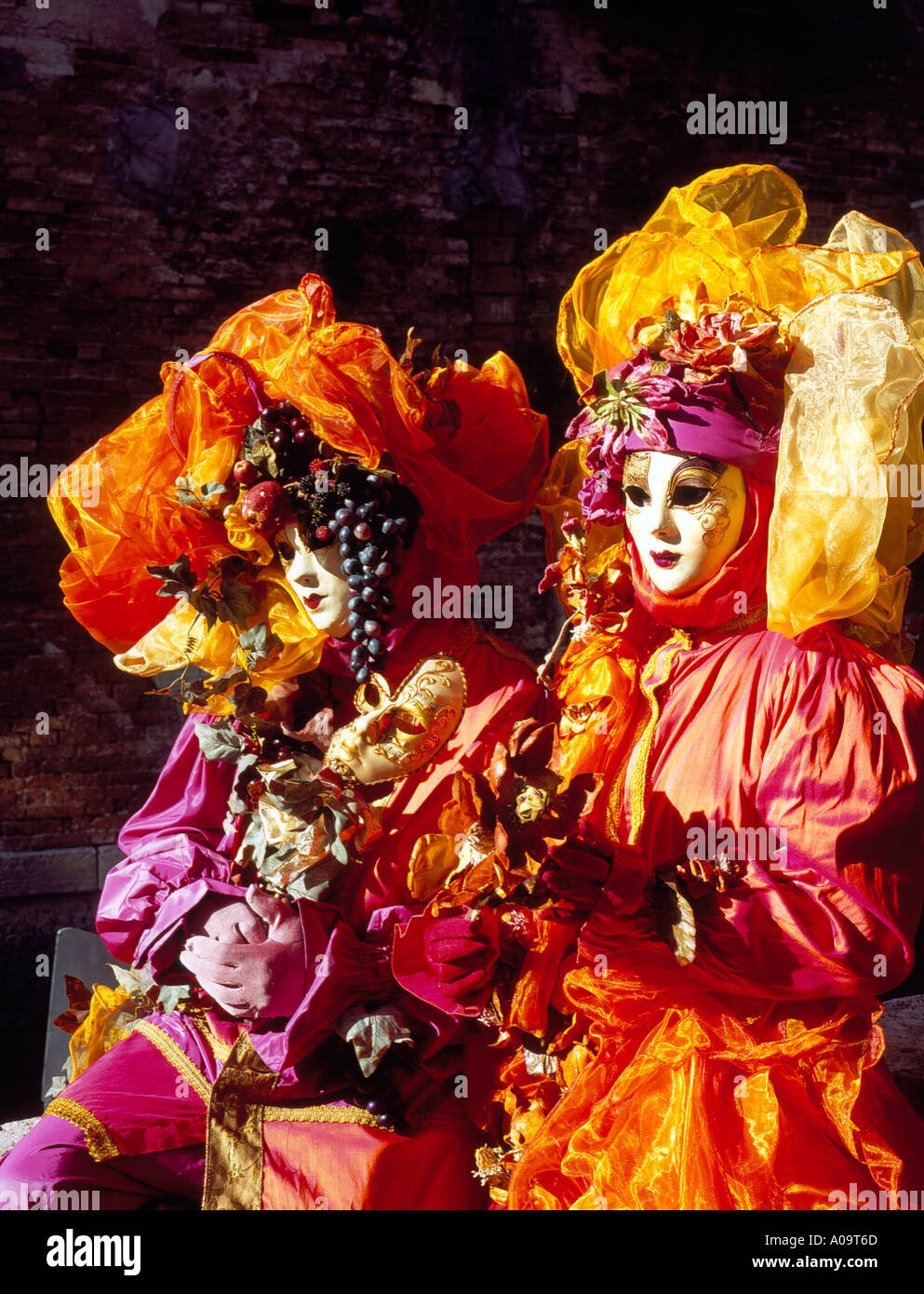 carnival in Venice, UNESCO World Heritage Site, Italy, Europe. Photo by Willy Matheisl Stock Photo