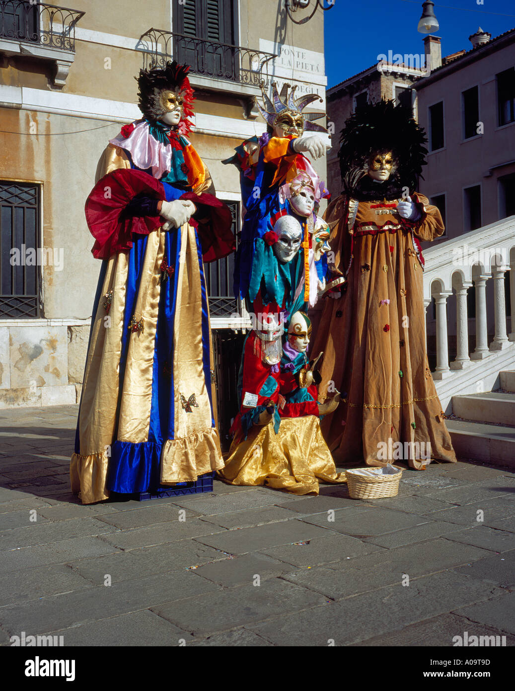 Carnival in Venice, UNESCO World Heritage Site,  Italy, Europe. Photo by Willy Matheisl Stock Photo