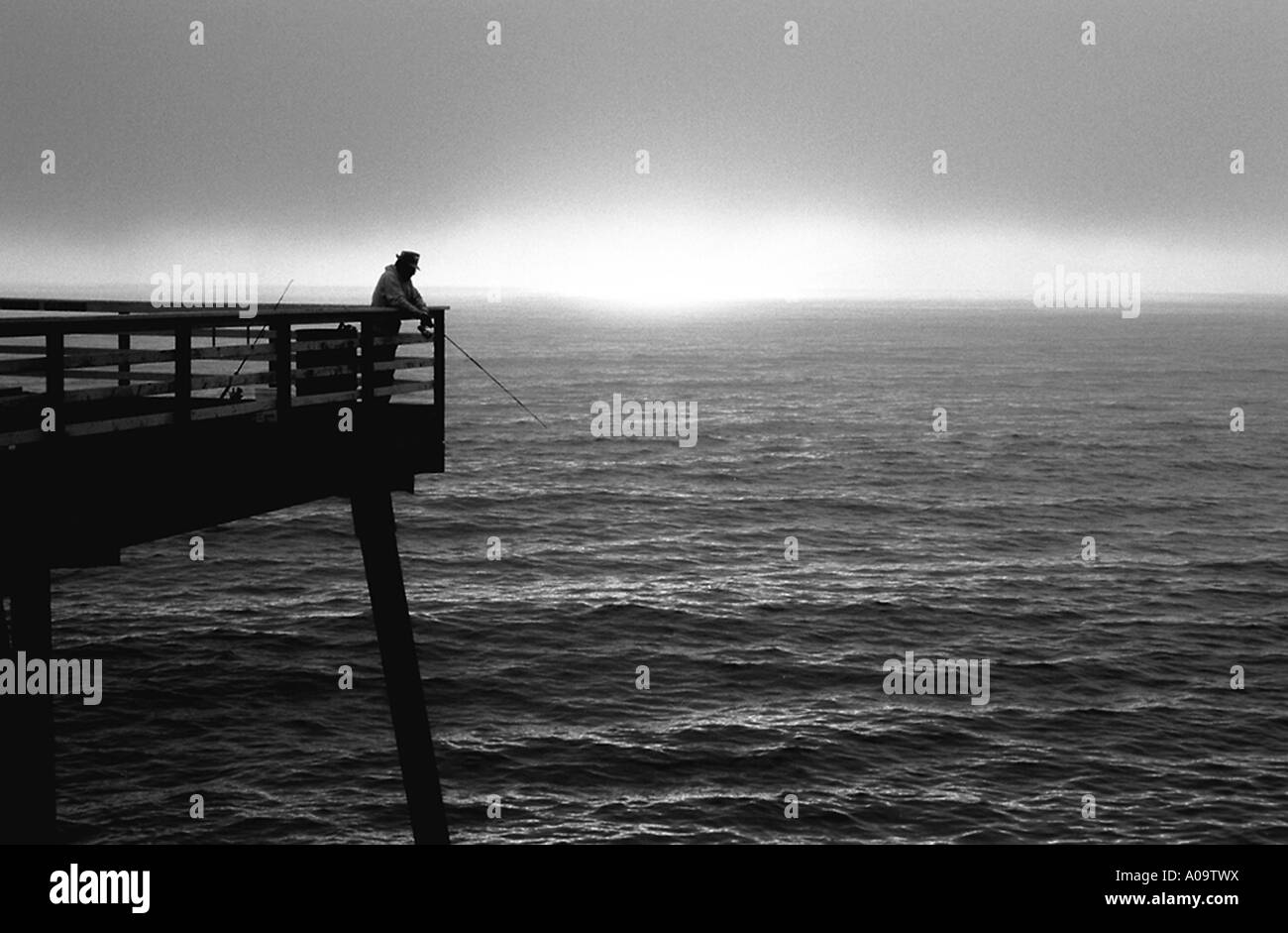 Black white fishing beach hi-res stock photography and images - Alamy