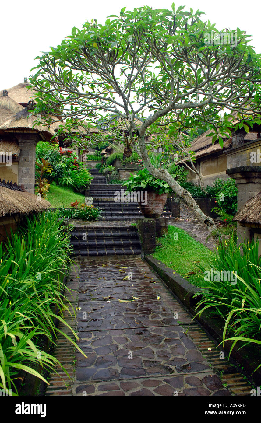 Bali decorative tropical garden Stock Photo - Alamy