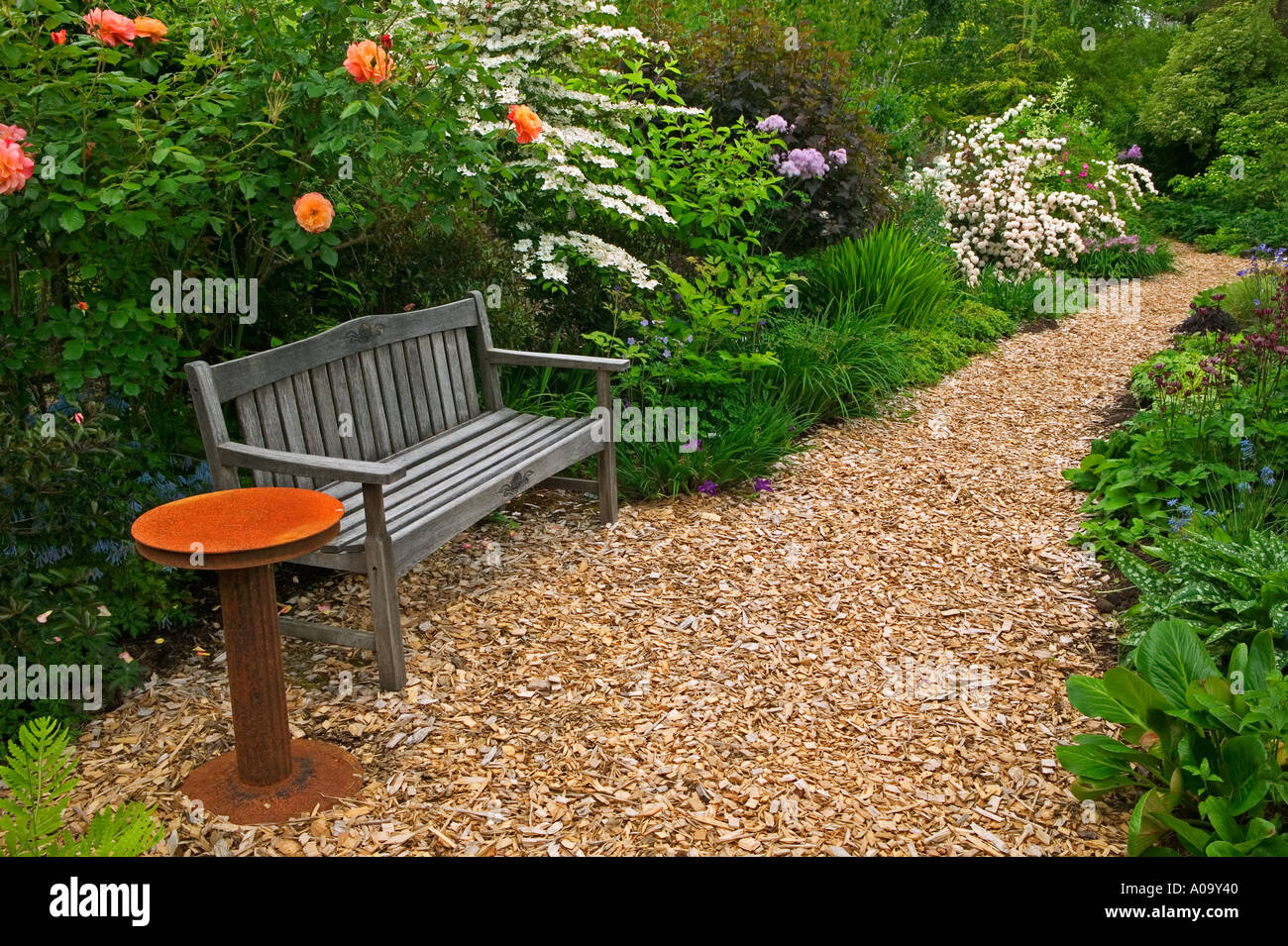 Wood Chip Path High Resolution Stock Photography and Images Alamy