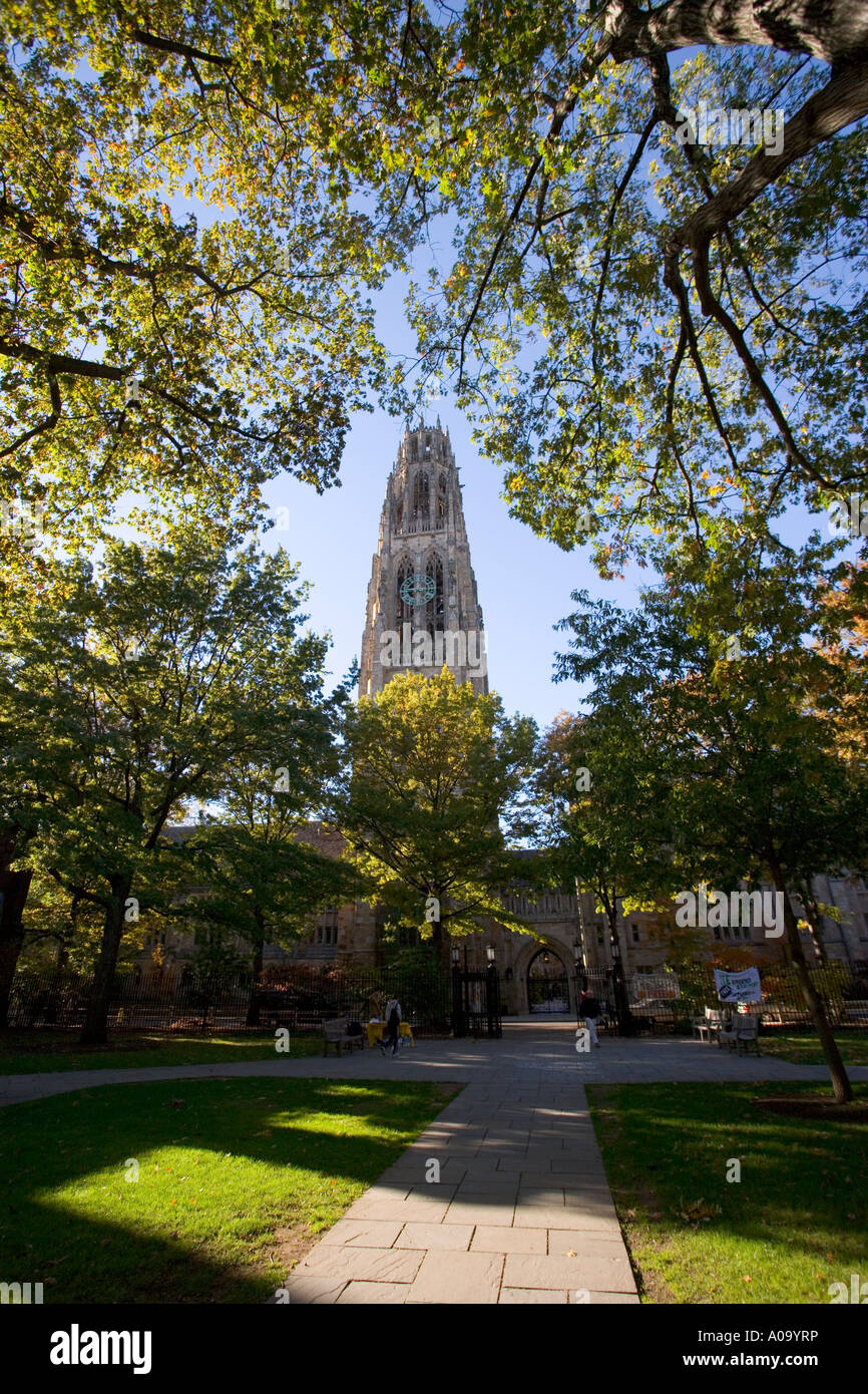 Harkness Tower, Yale University Stock Photo Alamy