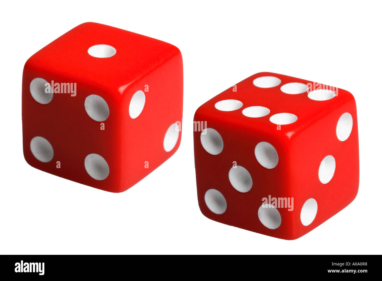Pair of dice Stock Photo
