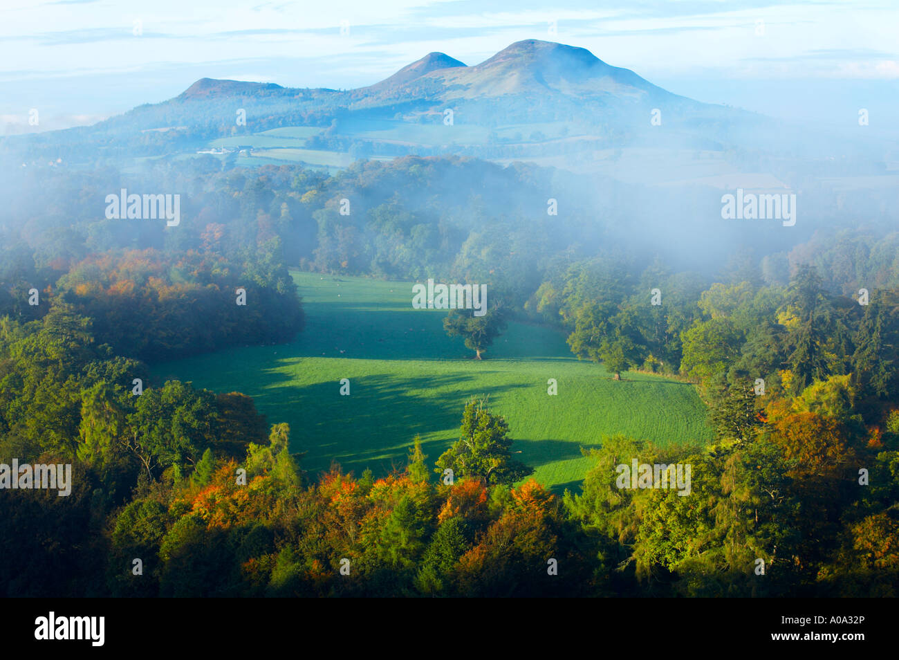 Eildon hills autumn hi-res stock photography and images - Alamy