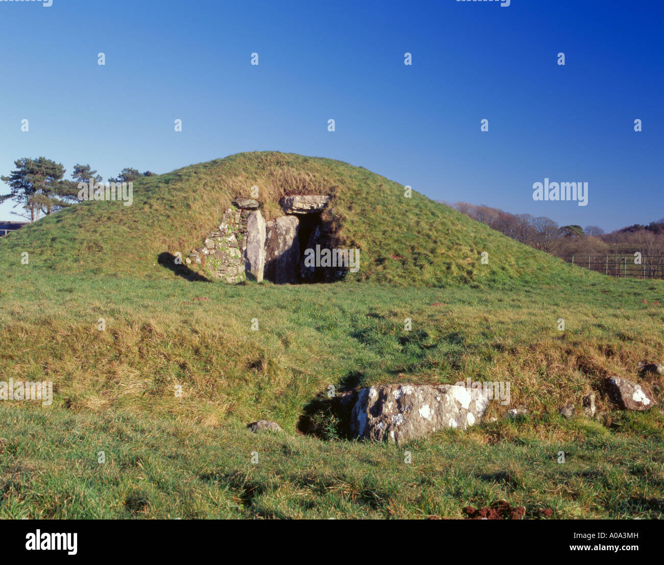 Bryn Gelli Ddu Burial Chamber (Bronze Age), Anglesey, North Wales, UK