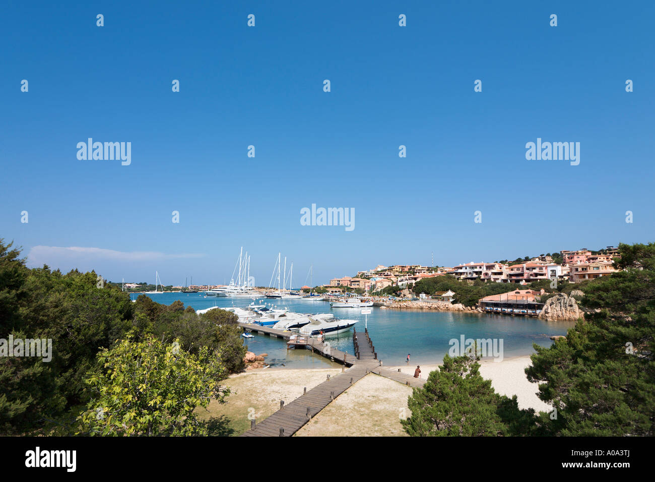 Marina Sarda, Porto Cervo, Costa Smeralda, Sardinia, Italy Stock Photo