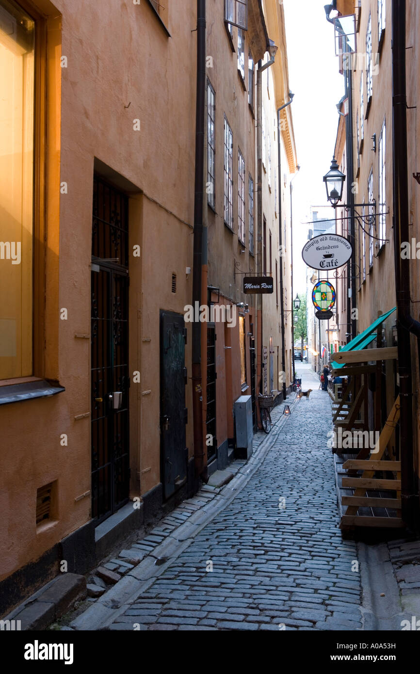 street old town stockholm Stock Photo