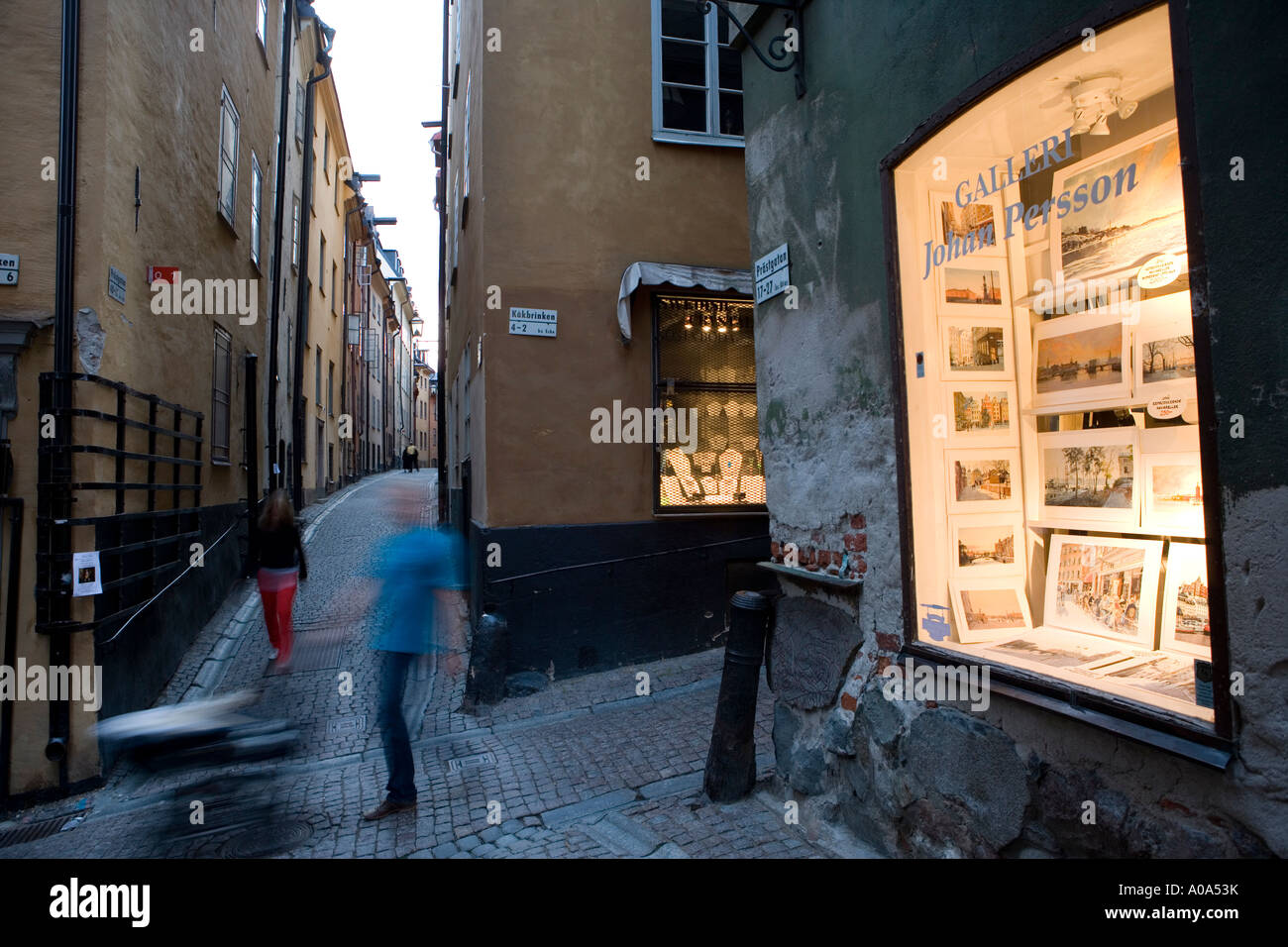 shopwindow stockholm Stock Photo