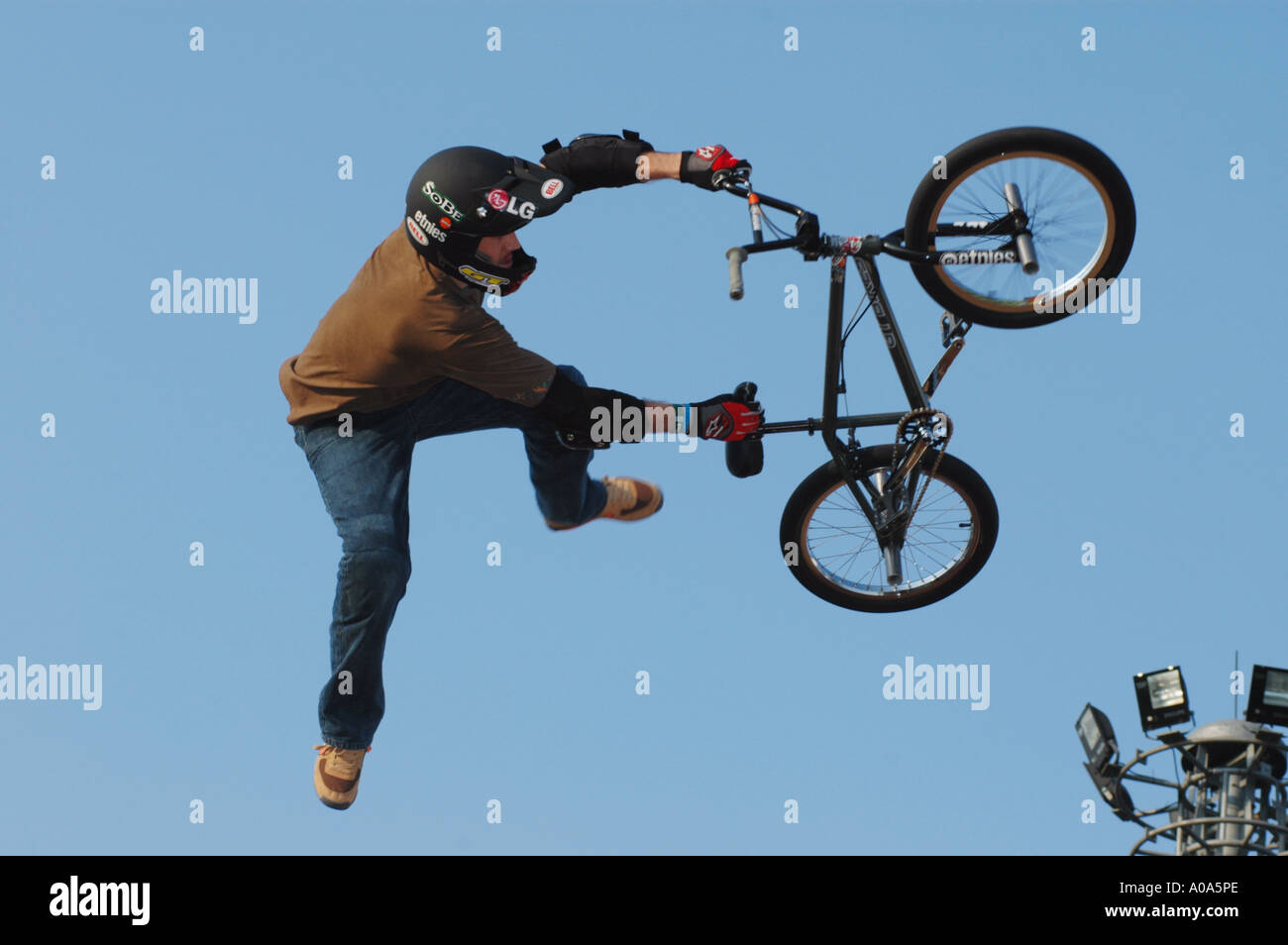 Professional Bicycle stunt rider Jamie 