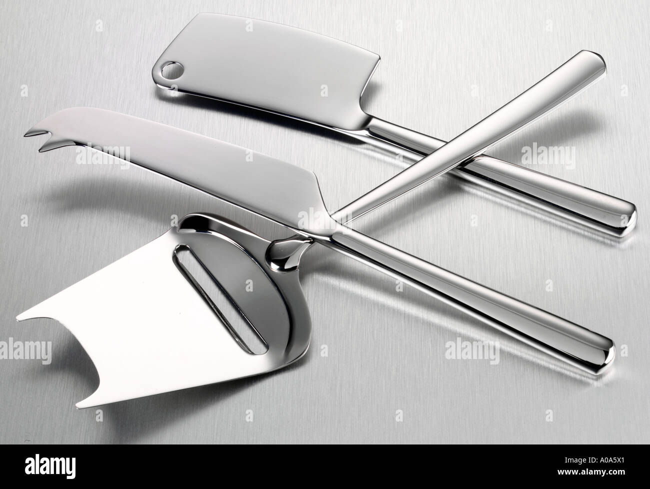 CHEESE KNIVES Stock Photo